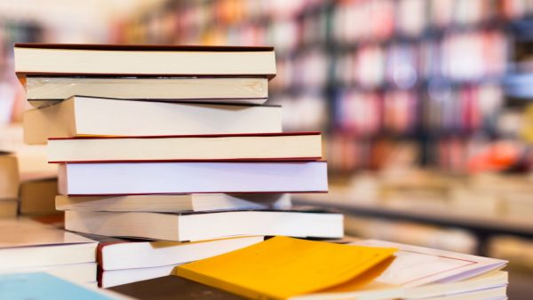 Stack of books photo