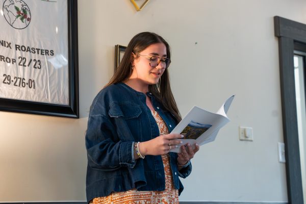 Yonah Literary Review winners present their works at reading